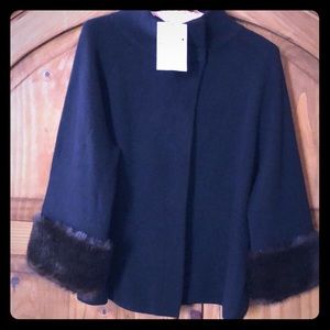 Charter Club Luxury Cashmere Swing Sweater Jacket
